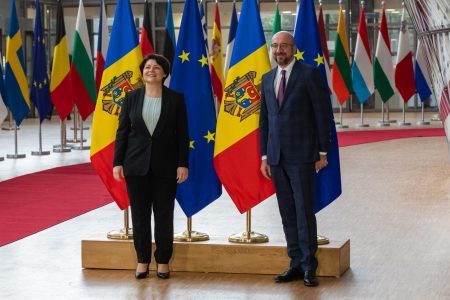 Charles Michel, după întâlnirea cu Natalia Gavrilița: „UE este deschisă să sprijine în continuare Republica Moldova”