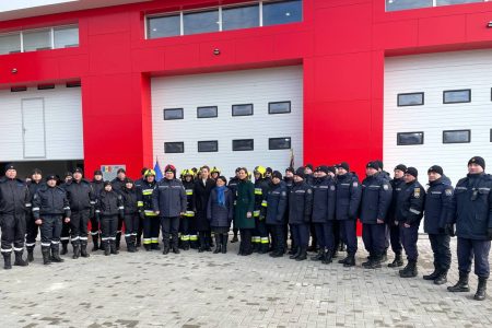 IGSU a inaugurat o nouă unitatea de salvatori și pompieri în orașul Ștefan Vodă