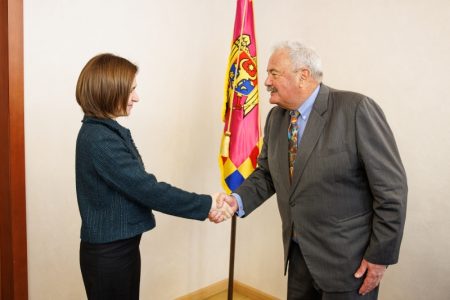 Maia Sandu a avut o întrevedere cu reprezentanții delegației Uniunii Democratice Internaționale