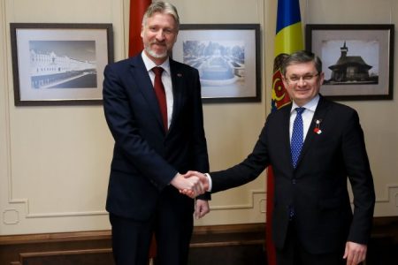 Președintele Parlamentului a avut o întrevedere cu Ambasadorul Republicii Letone în țara noastră