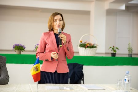 Maia Sandu, la Palanca: I-am încurajat să participe la programul „Satul European”