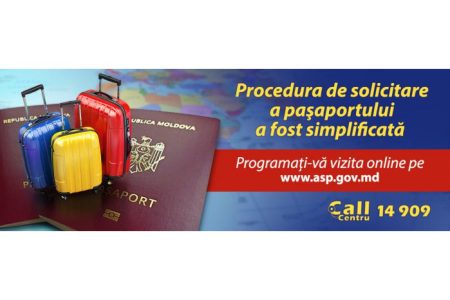 Procedura de solicitare a paşaportului a fost simplificată