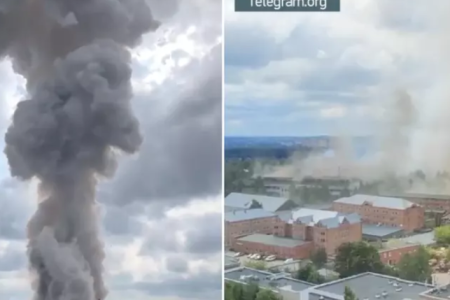VIDEO / Explozie puternică la o uzină militară din apropierea Moscovei. Cel puțin 35 de oameni au fost răniți