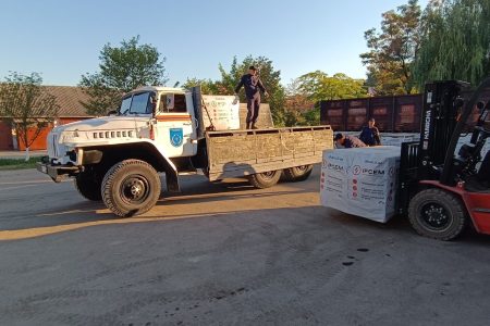 IGSU continuă transportare și livrare a bunurilor materiale în localitățile afectate de intemperii