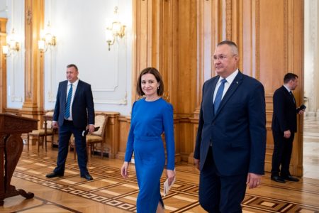 Maia Sandu în discuție cu Președintele Senatului, Nicolae Ciucă: „Am mulțumit pentru ajutorul constant și necondiționat din partea României”