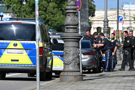 Împușcături lângă Consulatul Israelului din Munchen. Un suspect, rănit de poliție