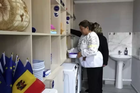 VIDEO/ În satele Viișoara și Corpaci din raionul Edineț au fost deschise spălătorii sociale