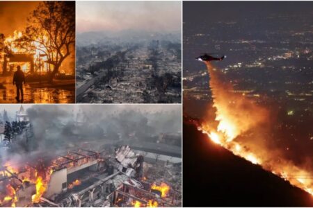 Un nou incendiu de vegetație a izbucnit la nord de Los Angeles